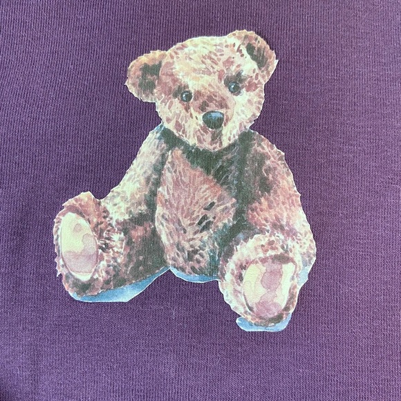 Purple bear graphic tshirt - Picture 3 of 4